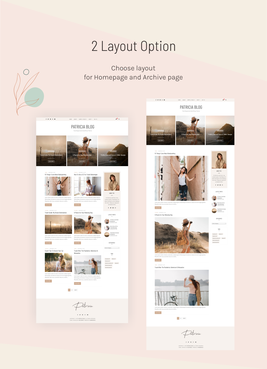 Patricia Blog Layout